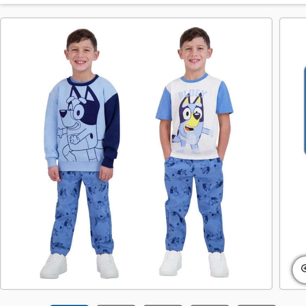 Brand new Bluey Kids' 3-piece Denim Set